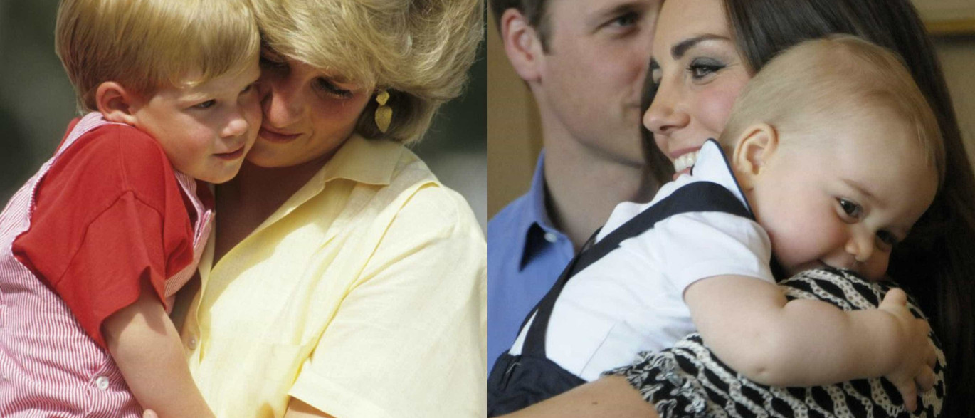 Princesa Diana e Kate Middleton, as 'mães' da realeza - Notícias ao Minuto Brasil (liberação de imprensa)