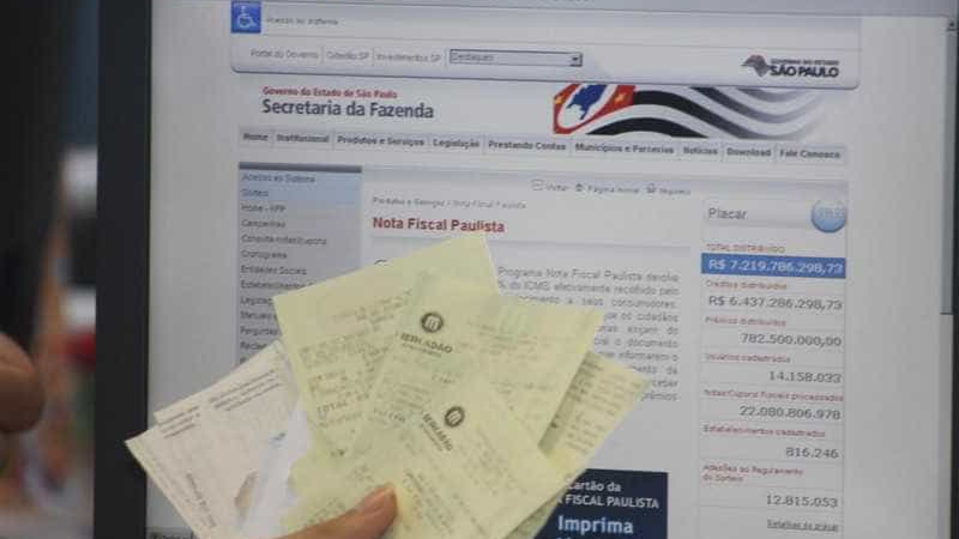 Governo deve liberar crédito da Nota Fiscal Paulista nesta quarta