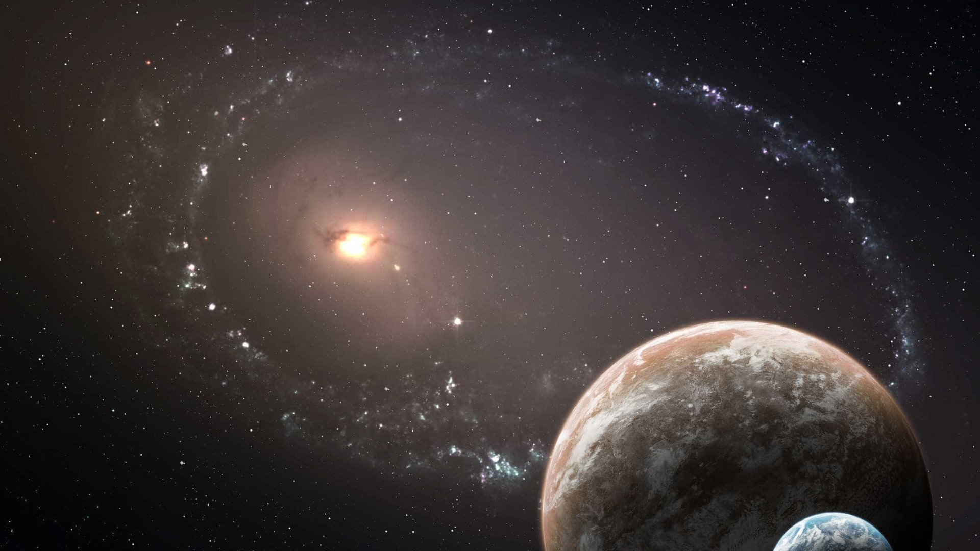 Resultado de imagem para evidência de que mais de um trilhão de exoplanetas poderiam existir além da Via Láctea