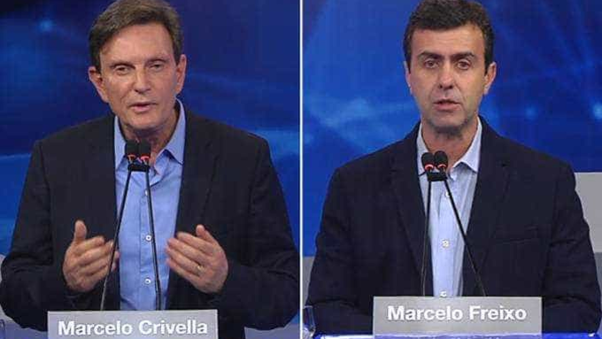 Freixo e Crivella se atacam em debate