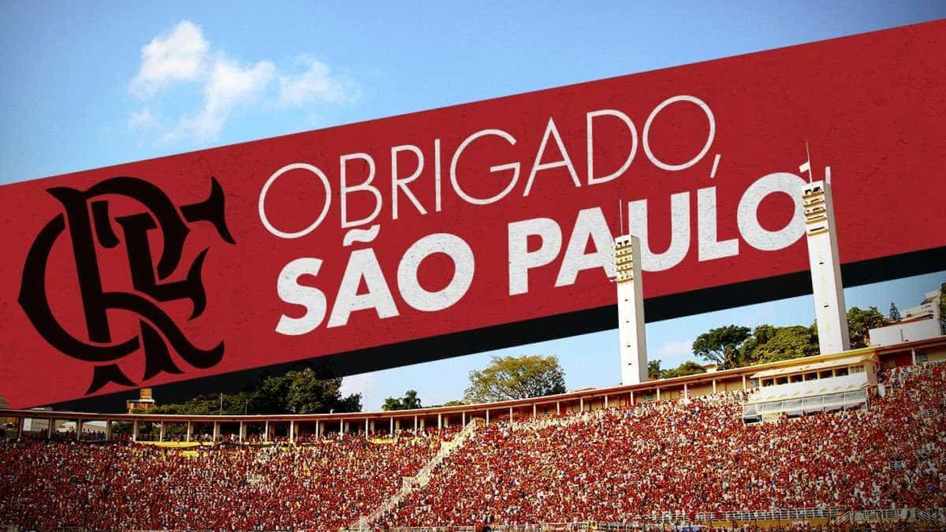 Flamengo agradece cidade de São Paulo por jogos no Pacaembu