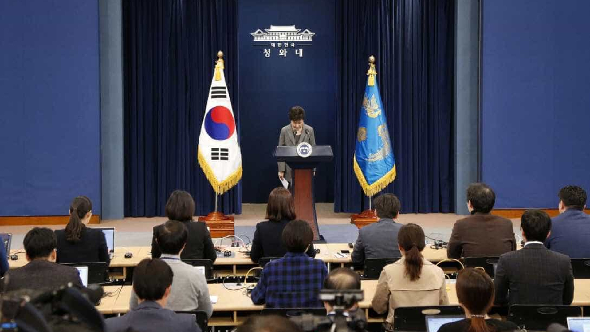 Presidente da Coreia do Sul afirmou que
pode entregar o cargo