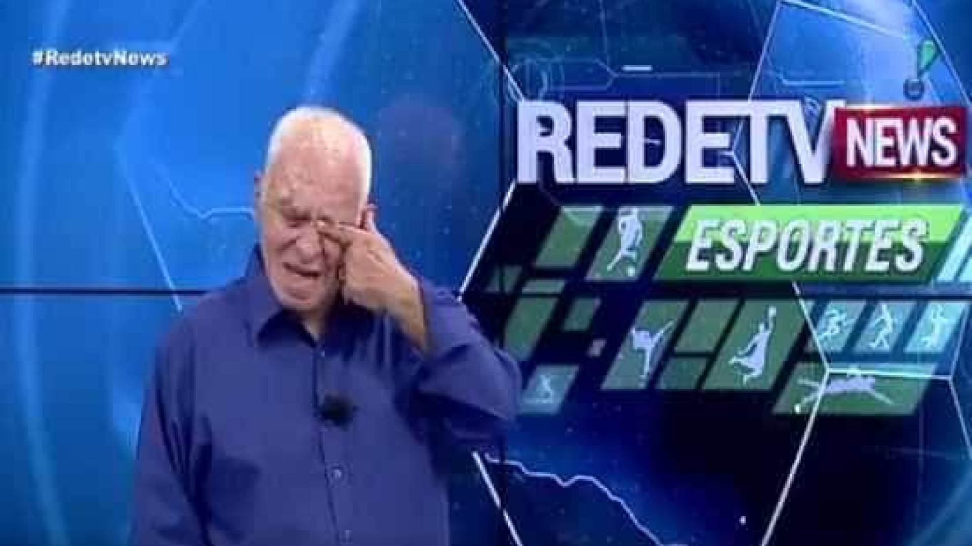 Silvio Luiz chora e não consegue comentar morte do amigo Mário Sérgio