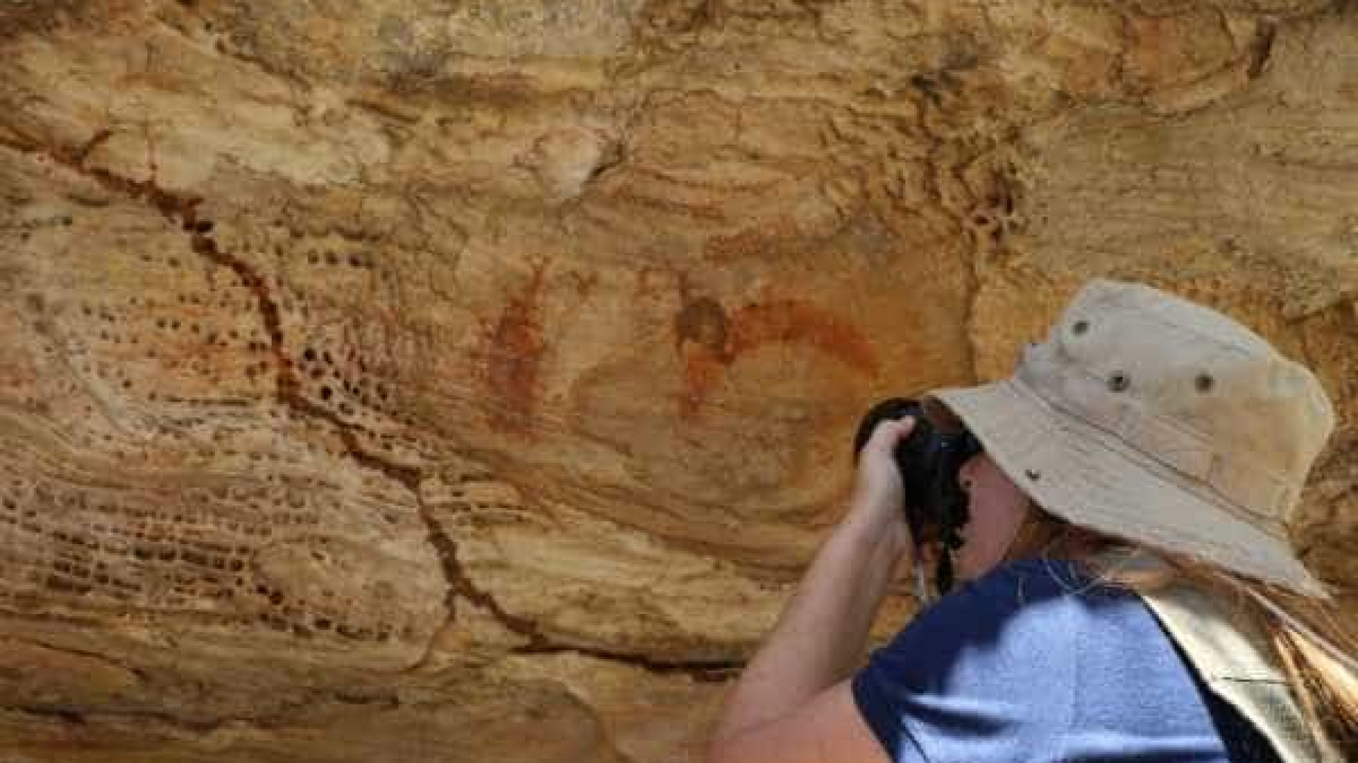 Descobertas pinturas pré-históricas às margens do rio São Francisco