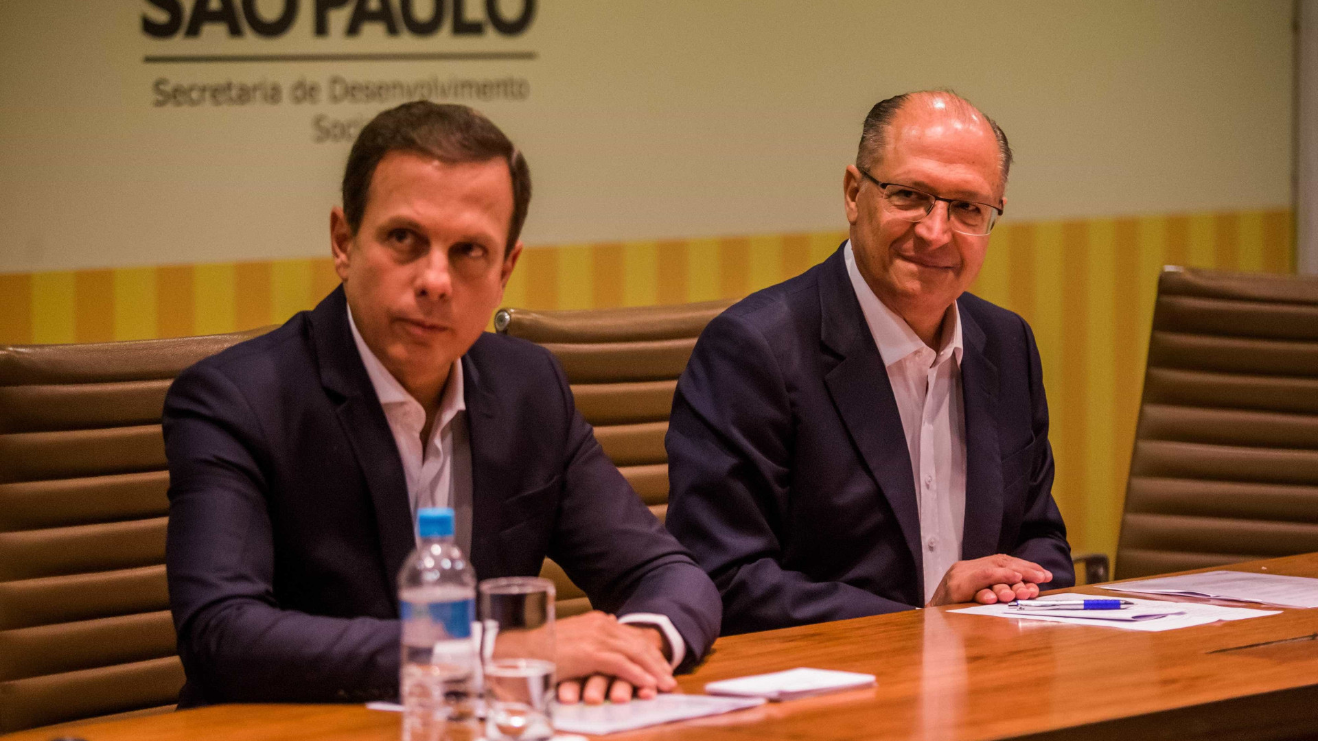 Doria e Alckmin defendem desembarque
do PSDB após reformas