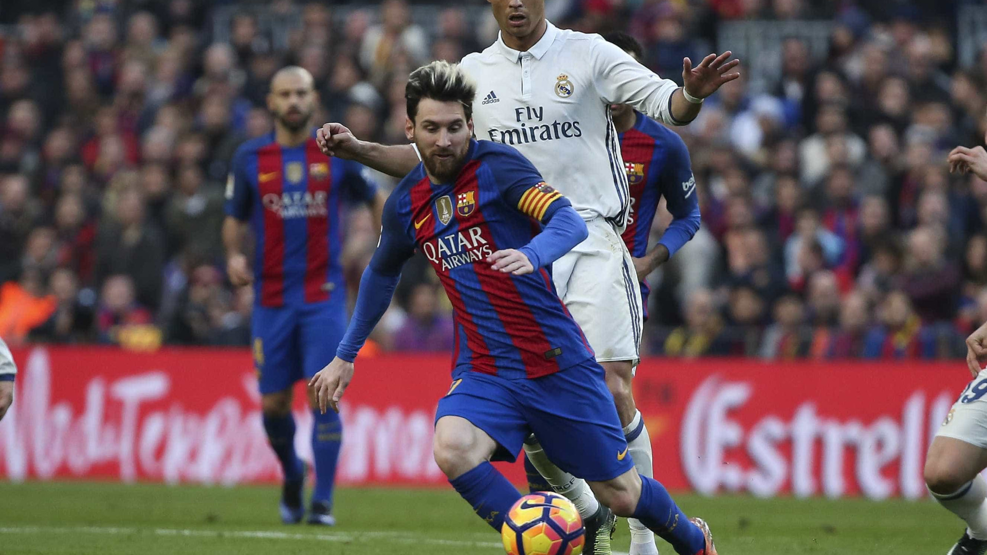 Barça alfineta Real e publica vídeo com gols de Messi no Bernabéu