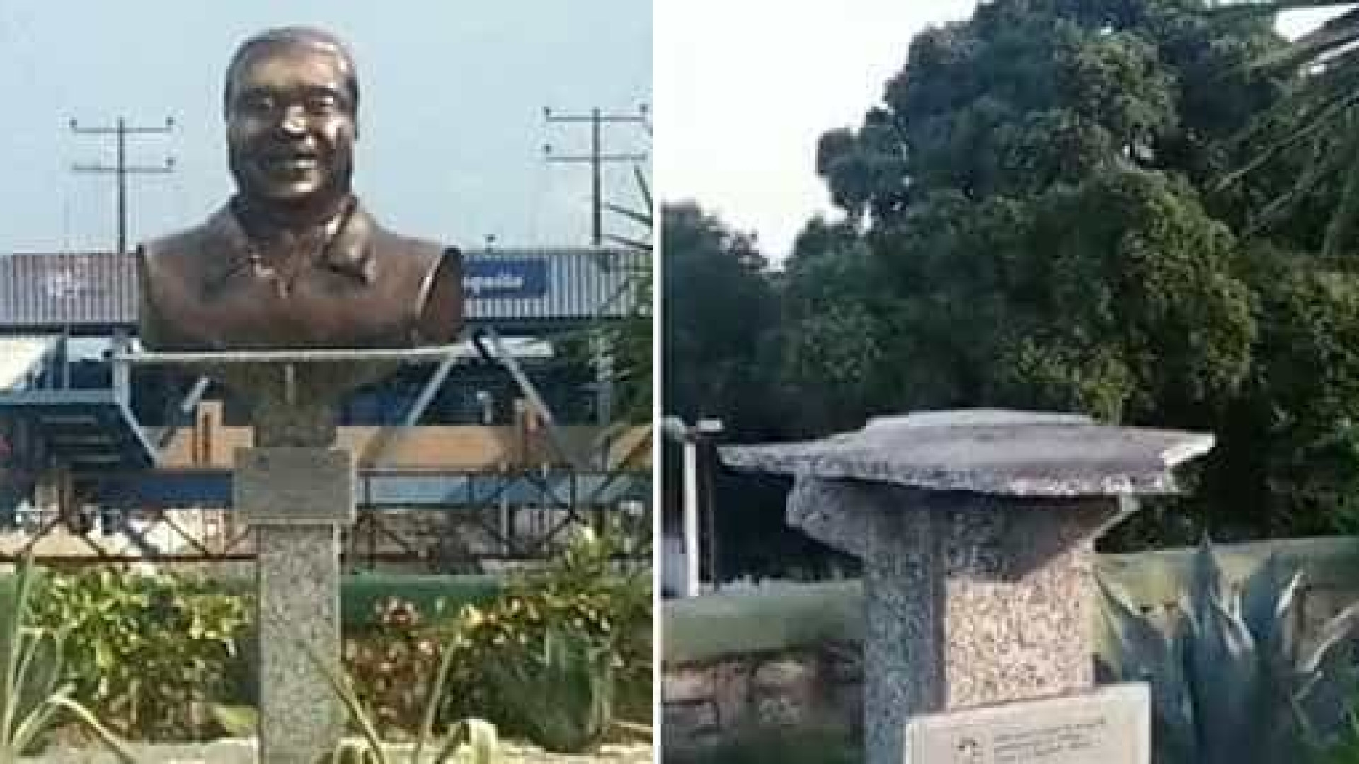 Busto do cantor e compositor Dicró é furtado no Rio