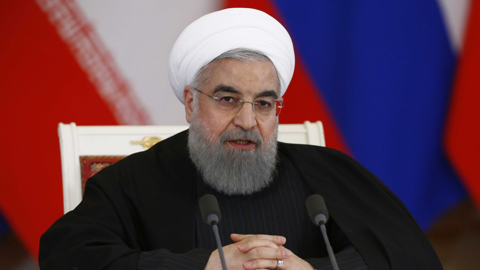Presidente do Irã acusa EUA de querer derrubar regime iraniano