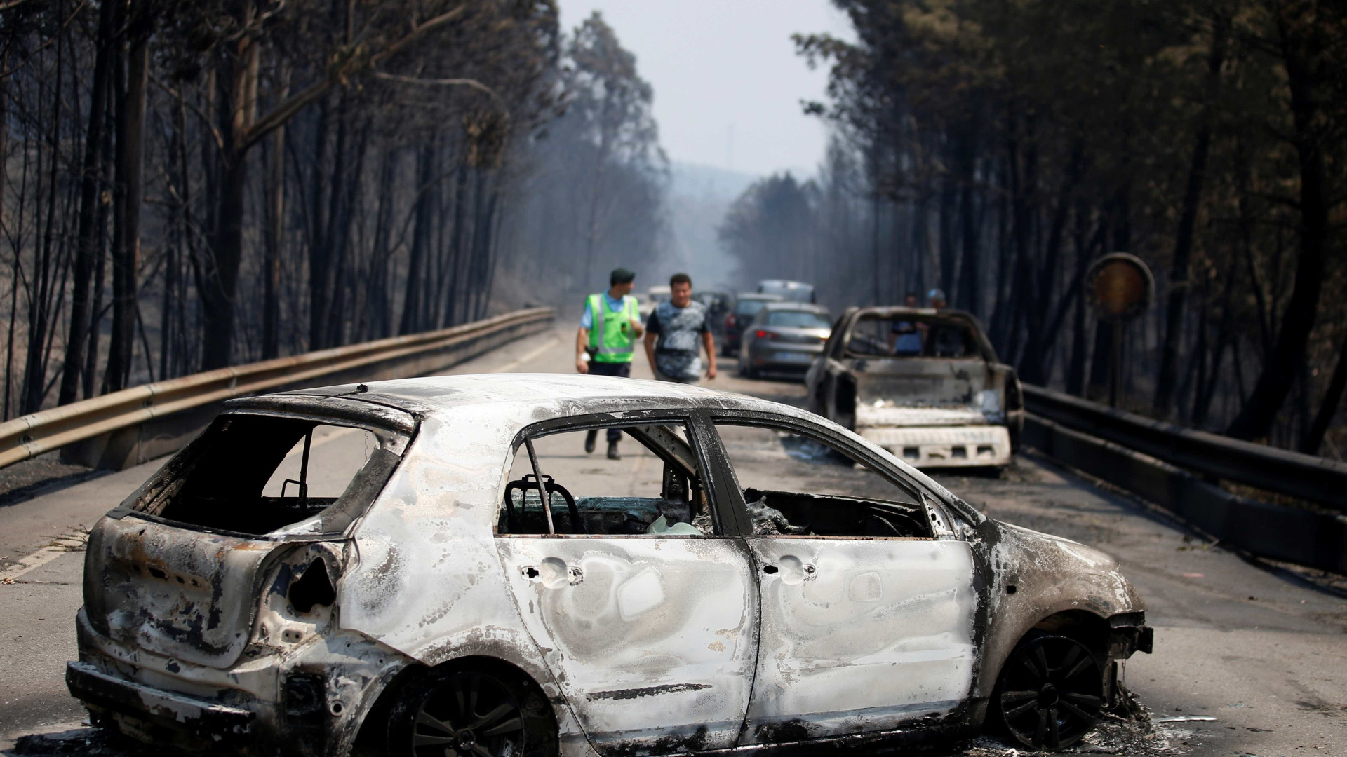 'Era um inferno autêntico', diz
sobrevivente de incêndio em Portugal