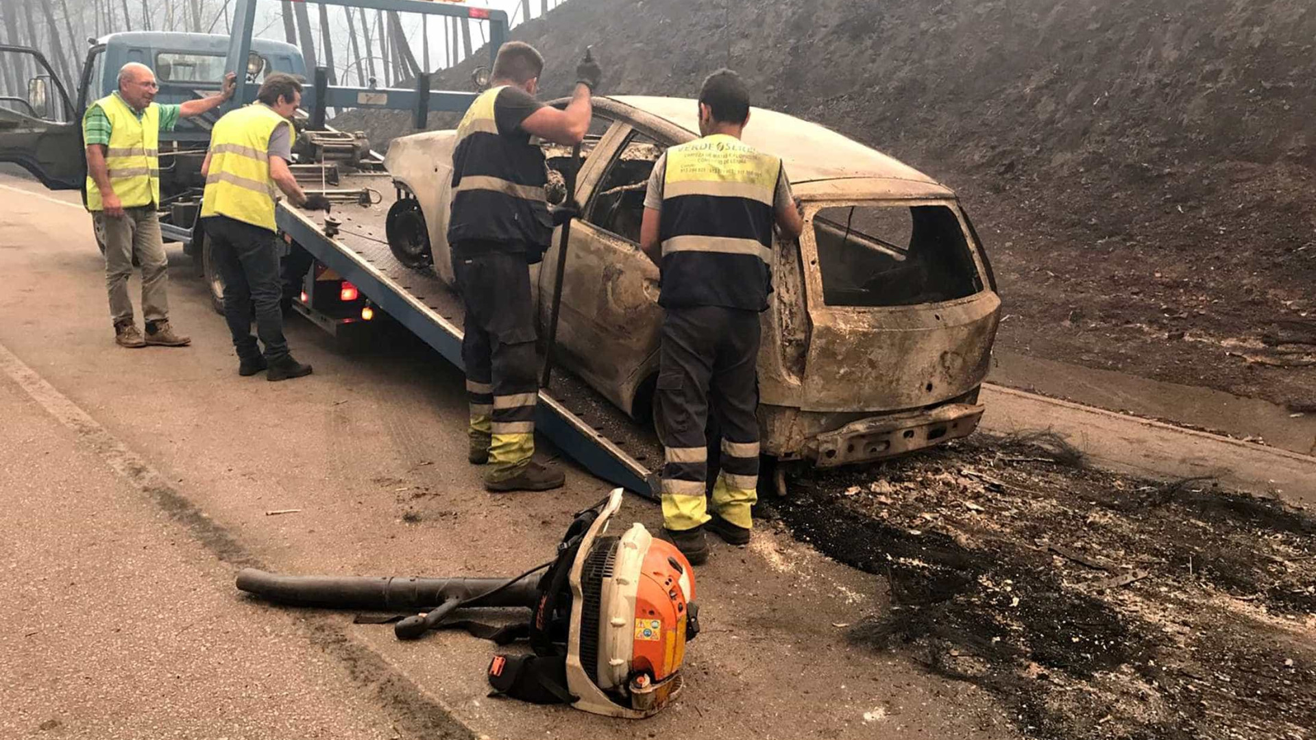 Identificadas 24 das 62 vítimas
do incêndio em Portugal