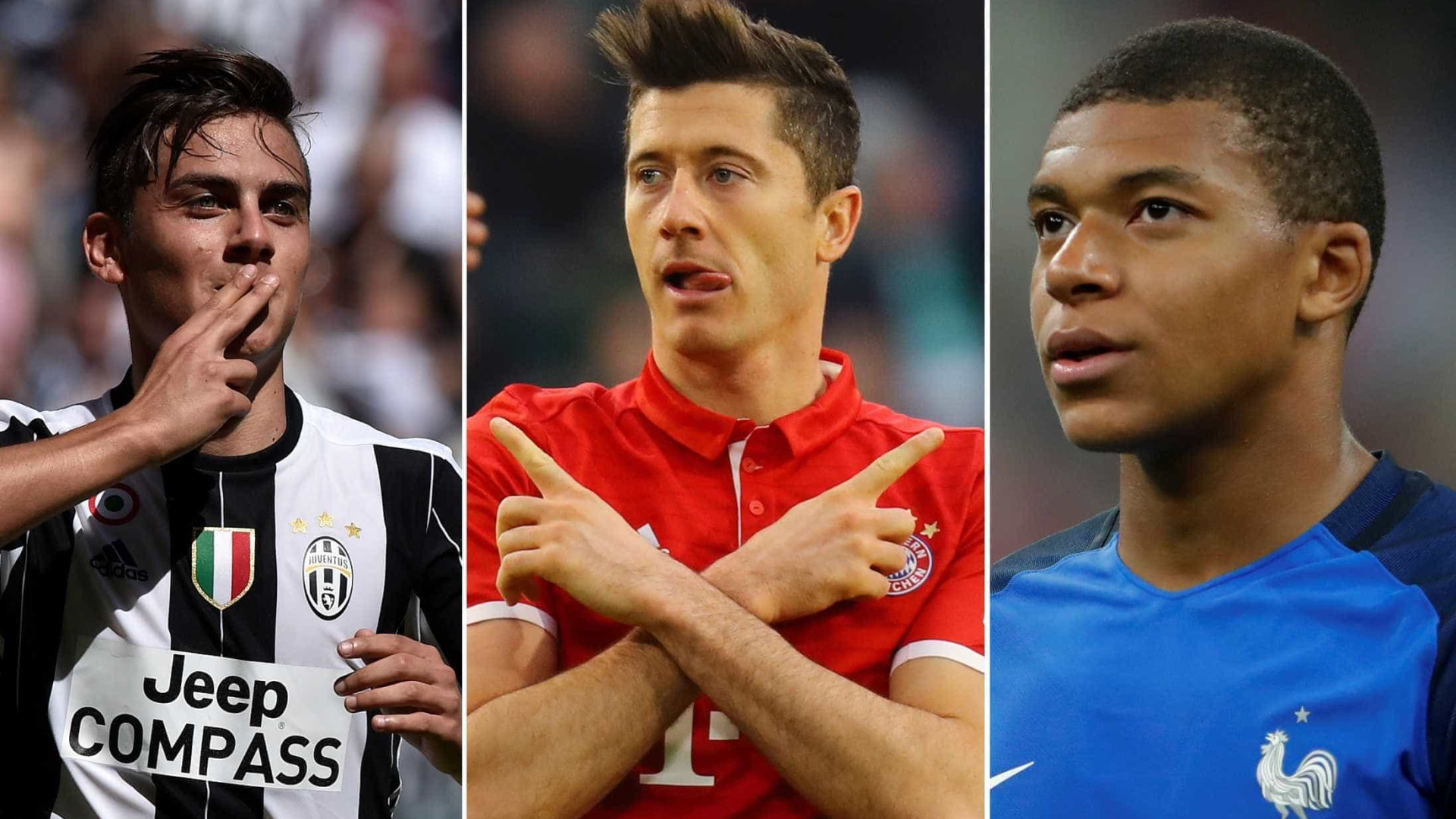 Real já mira substitutos para CR7: Dybala,
Lewandowski e Mbappé