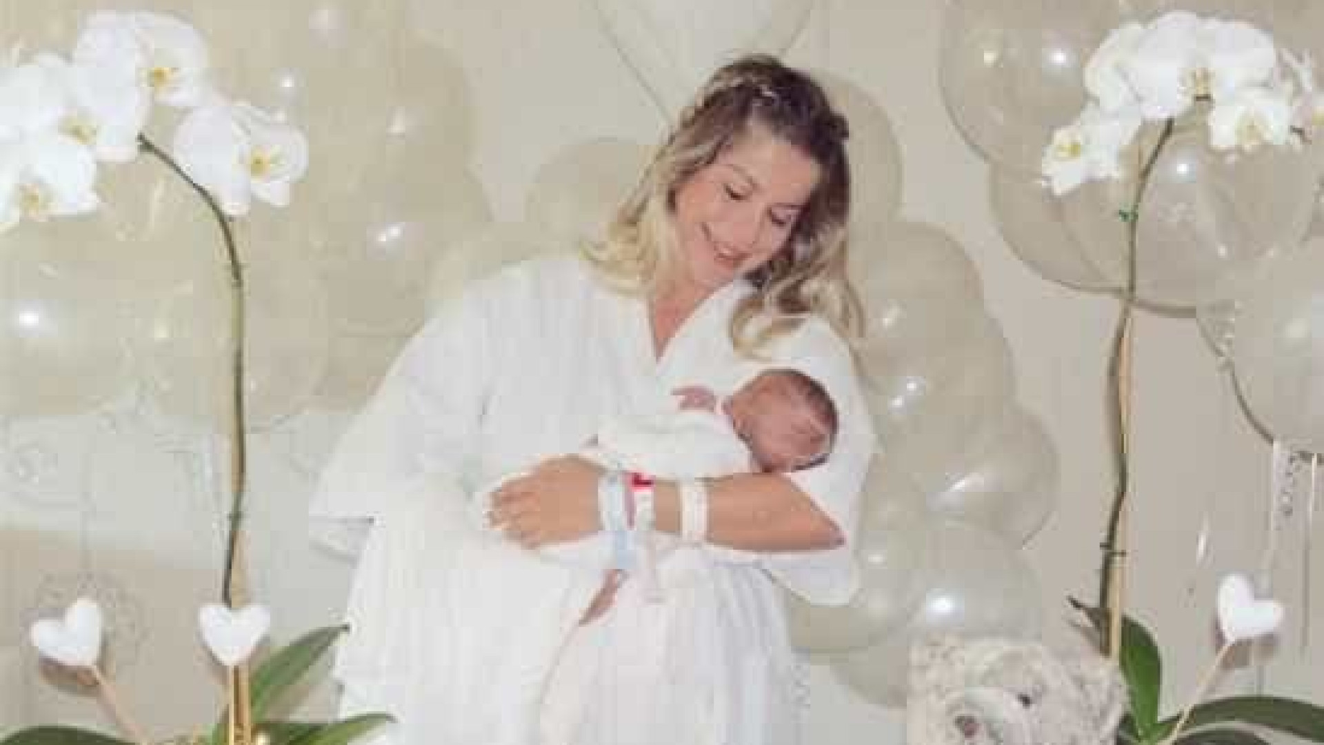 Nascido há 3 dias, filho de Bacchi tem 140 mil seguidores no Instagram