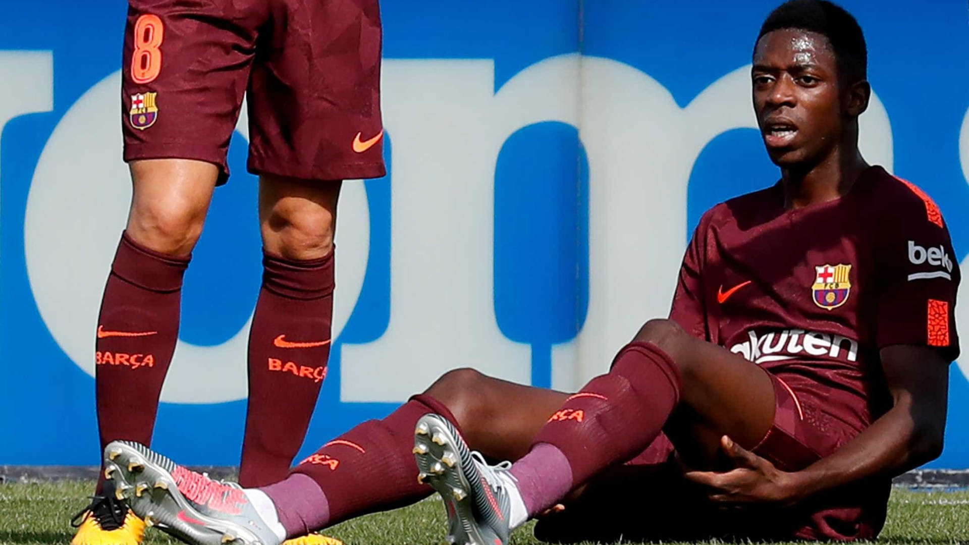 Barcelona confirma que Demebélé só volta a jogar em 2018