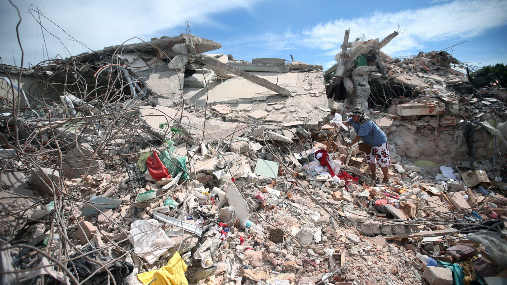 Cidade próxima a epicentro ruiu com tremor no México