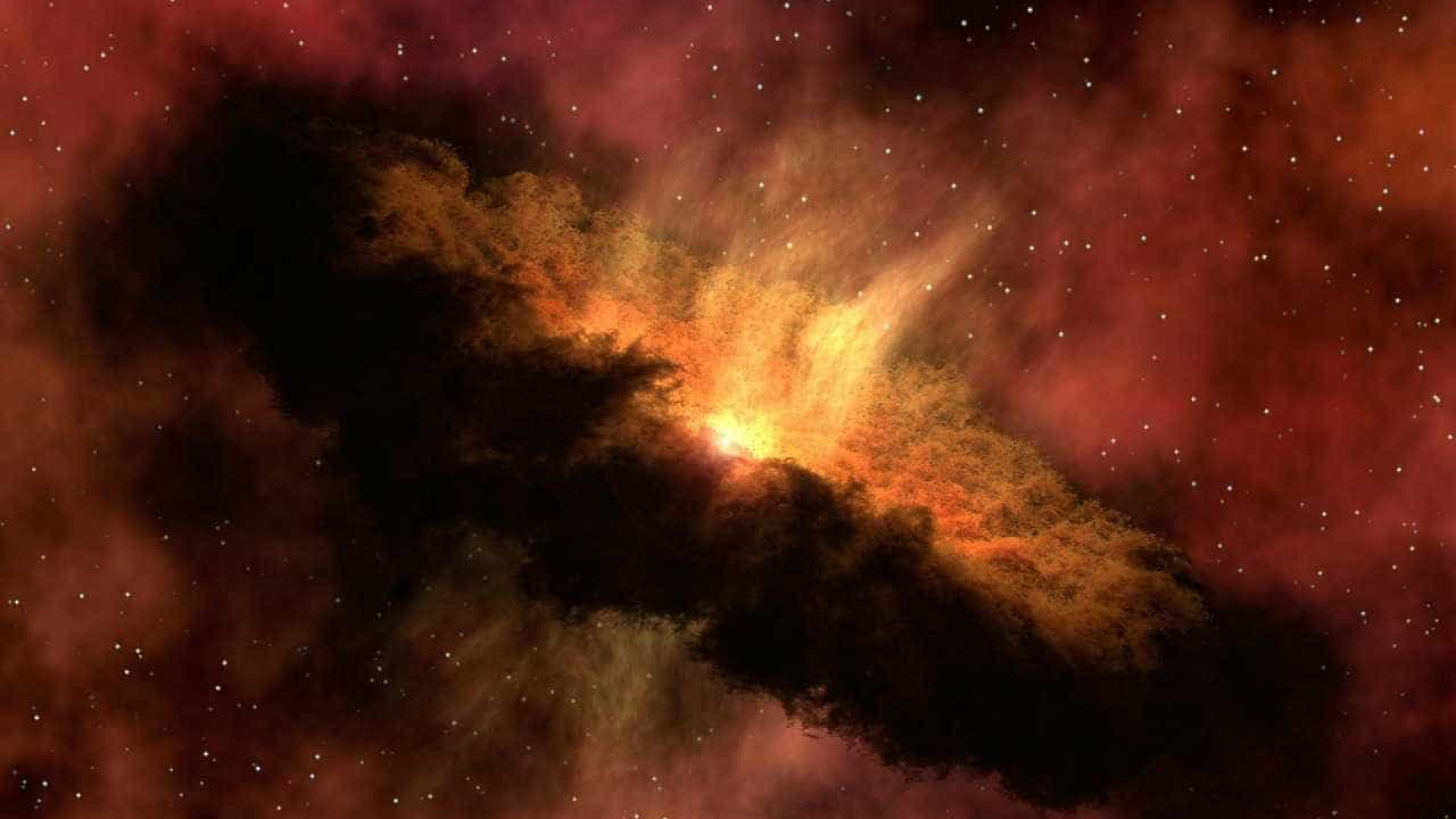 Assista a colisão impactante de duas estrelas de nêutrons