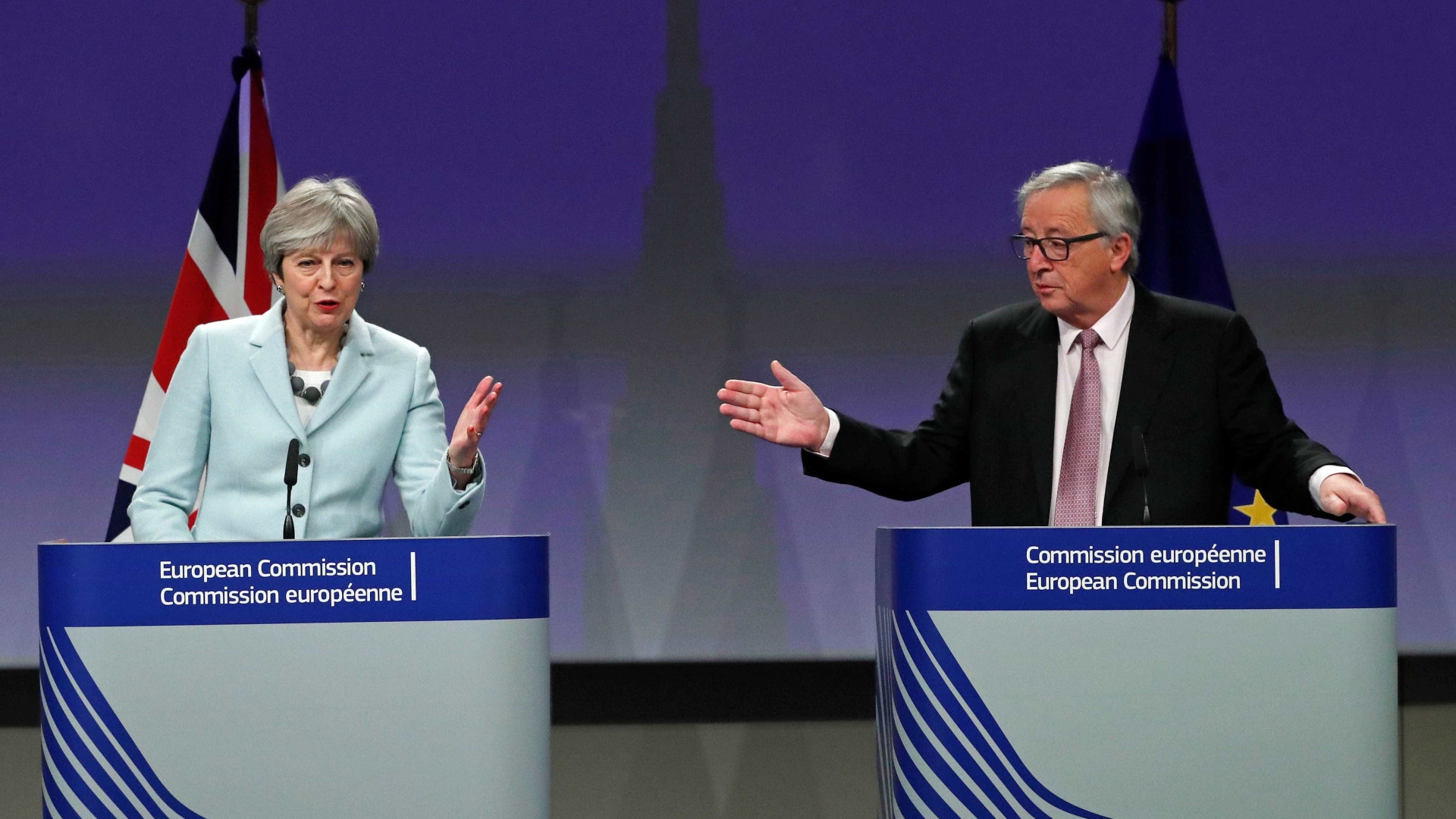 Juncker revela que foram feitos 'os avanços necessários' para o Brexit