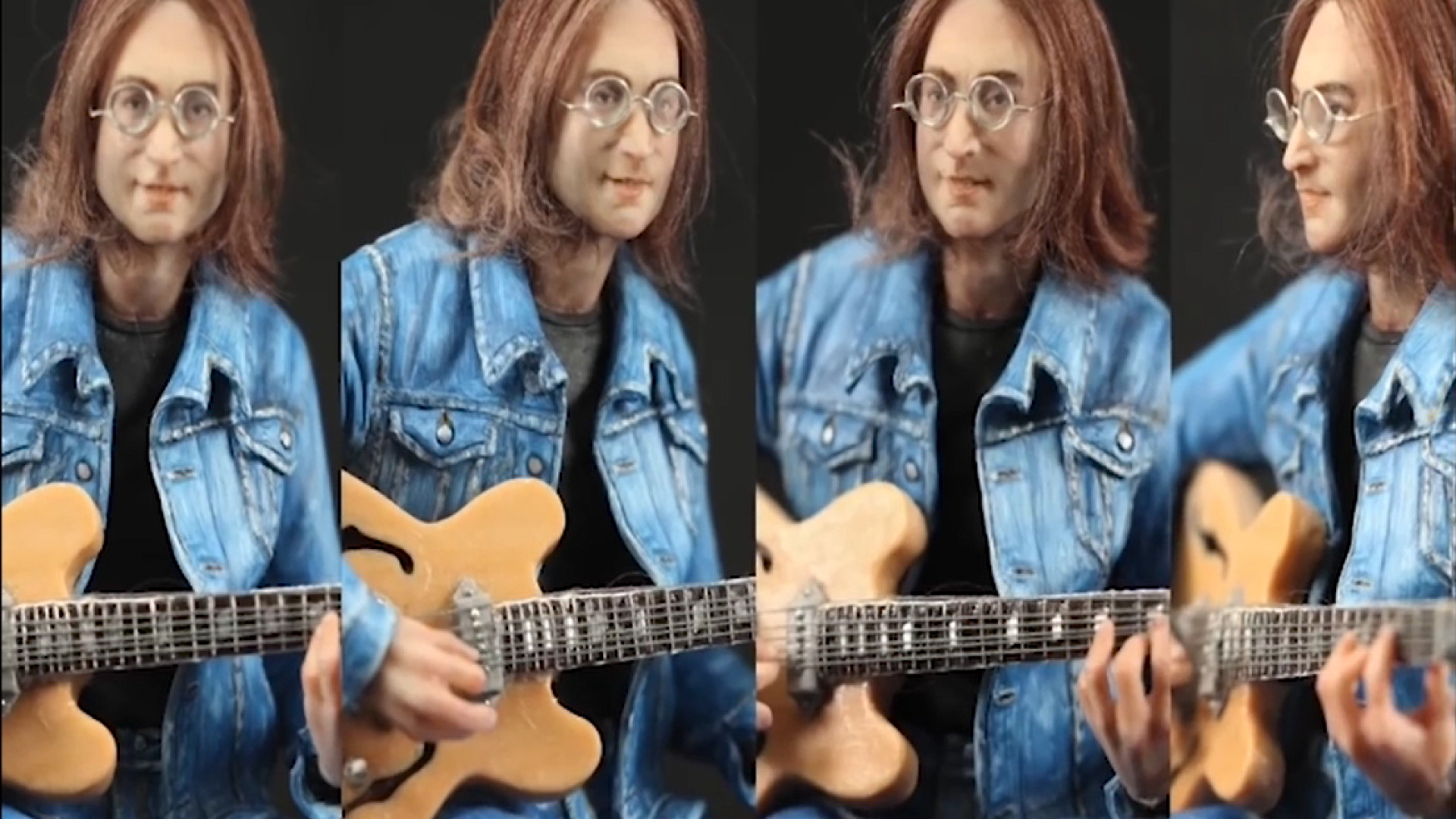 Artista recria John Lennon em escultura impressionante
