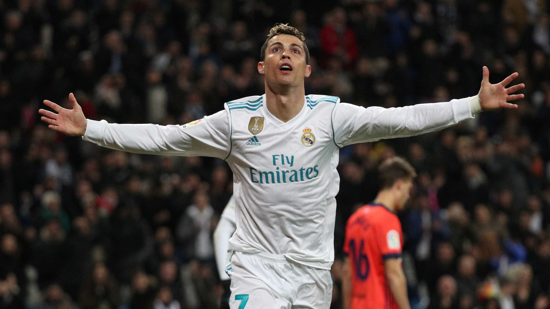 Cristiano Ronaldo marca 3 e Real Madrid goleia a Real Sociedad