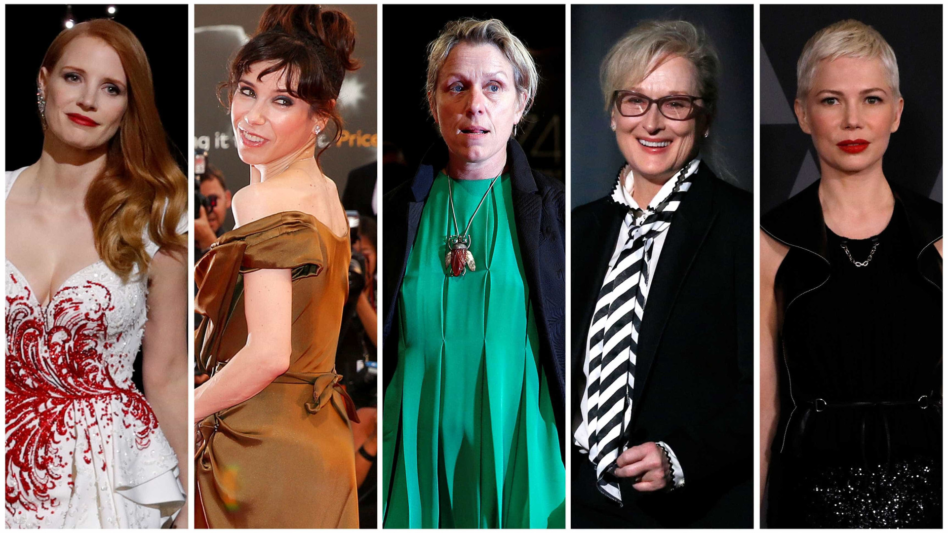 Conheça as atrizes à 'caça' do Oscar de 2018