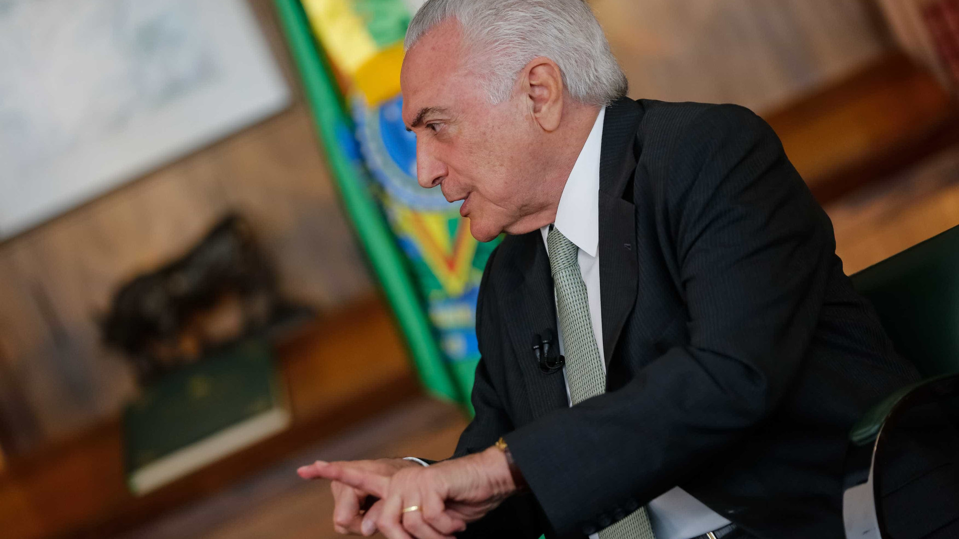 Lula reconheceu que fui vítima de uma tentativa de golpe, diz Temer