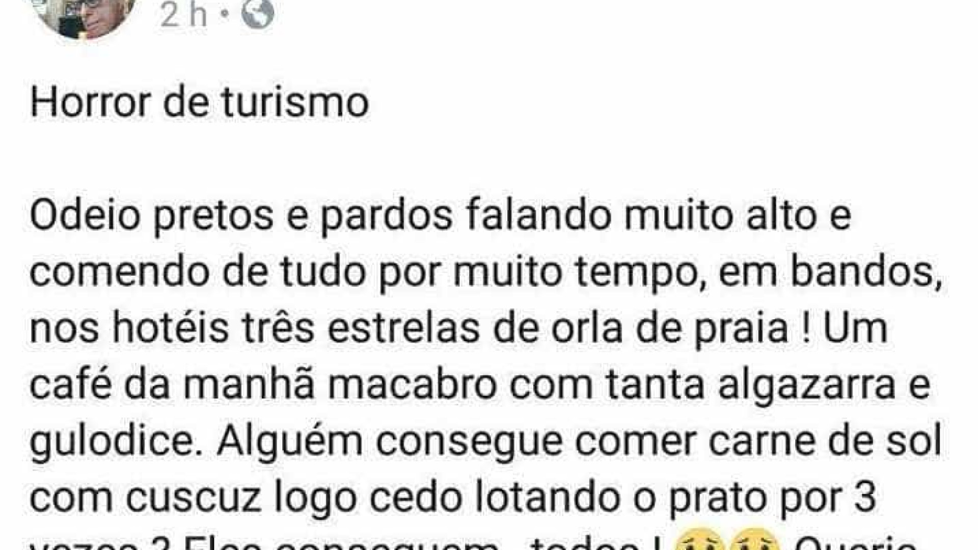 Professor de São Paulo é denunciado por comentário racista