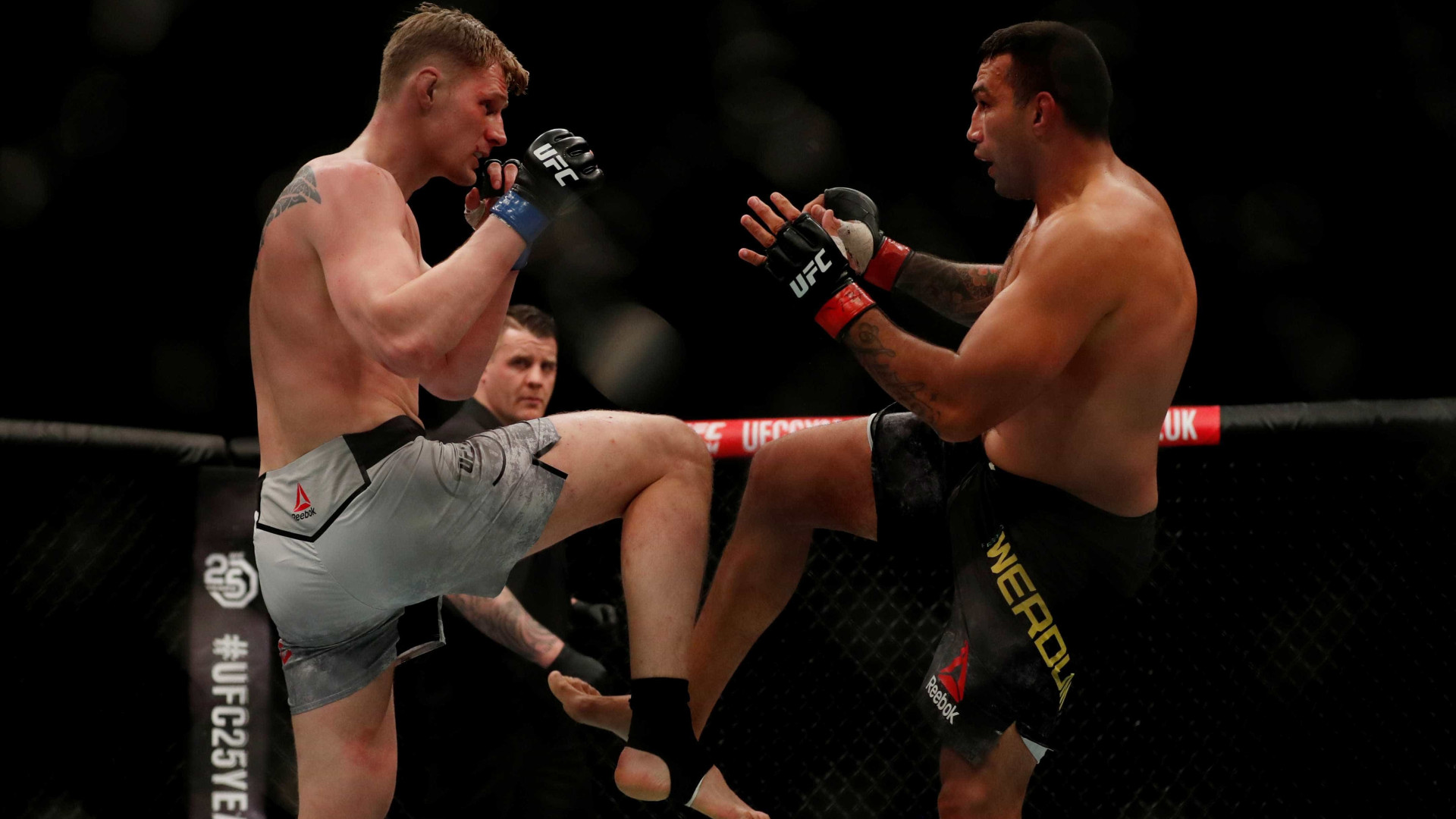 'Eu voltarei', brada Werdum após revés no UFC Londres