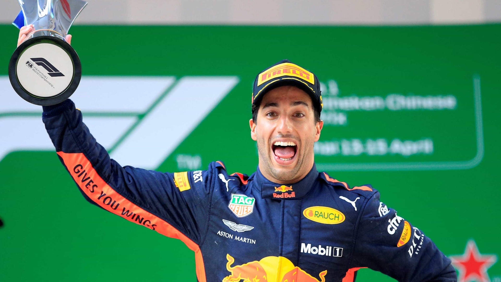 Australiano Daniel Ricciardo vence o GP da China de Formula 1