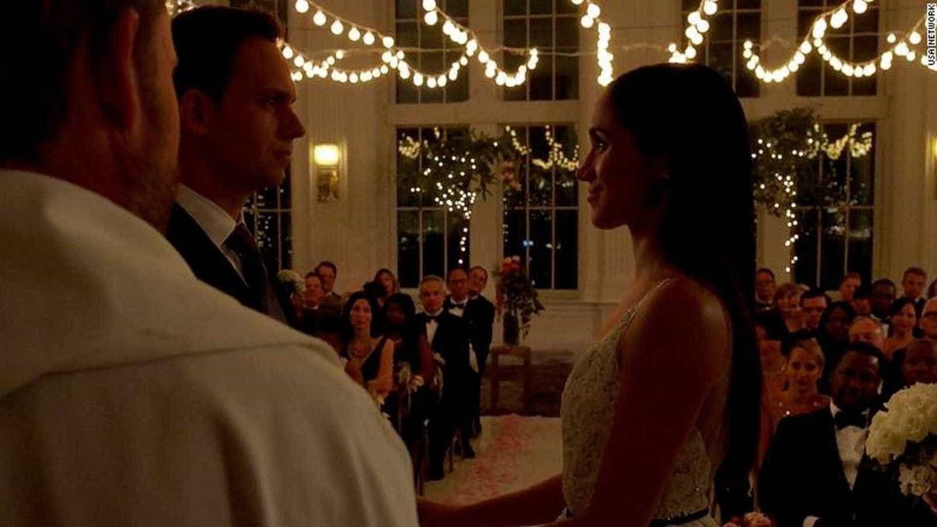 Meghan Markle se despede da série 'Suits' com casamento na ficção