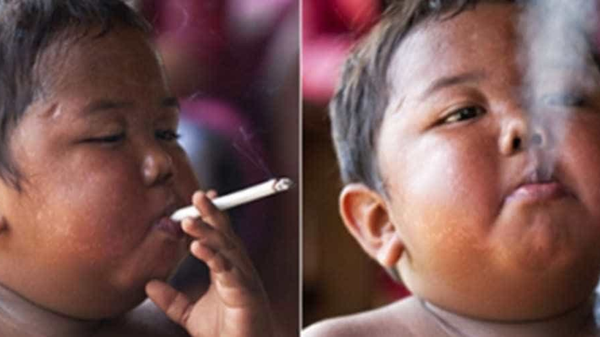 VocÃª lembra do bebÃª fumante da IndonÃ©sia? Veja como ele estÃ¡