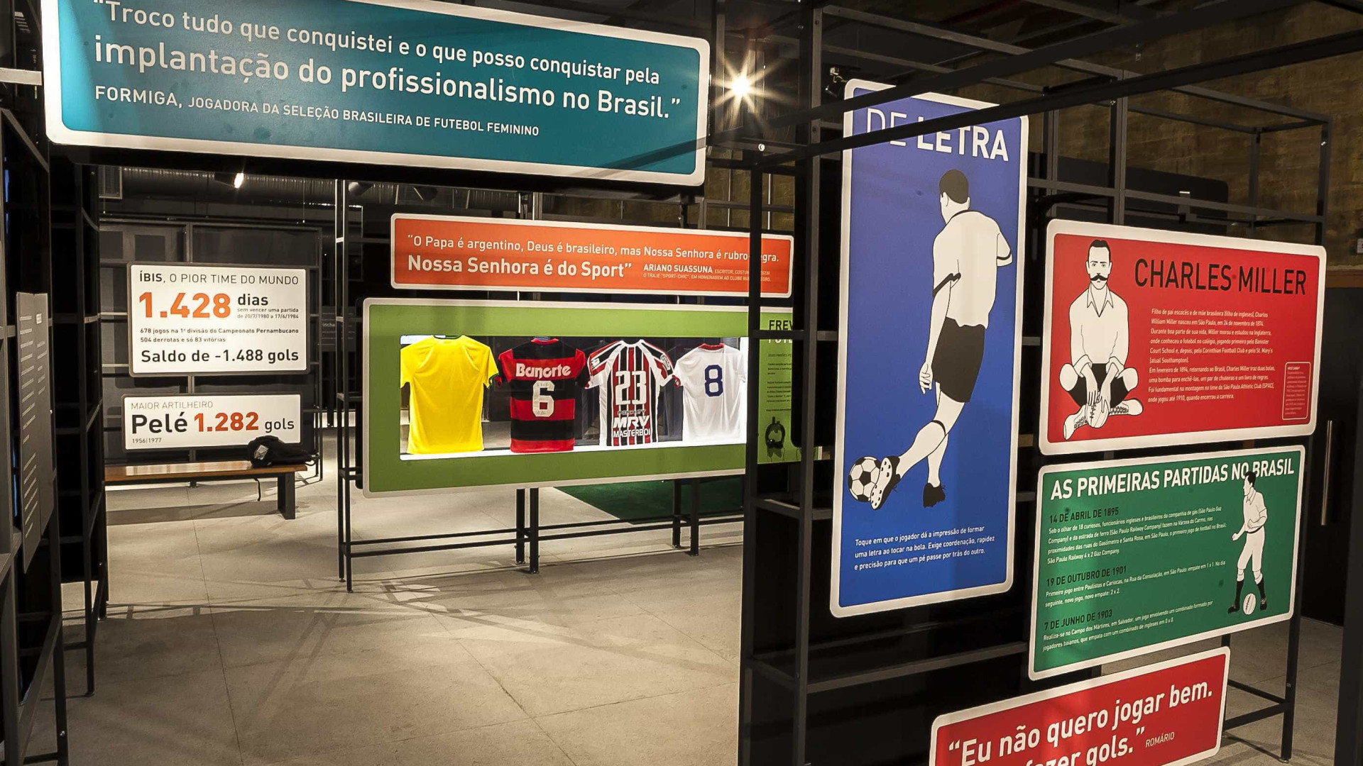 Museu do Futebol fará mostra itinerante em todo o paÃs neste ano