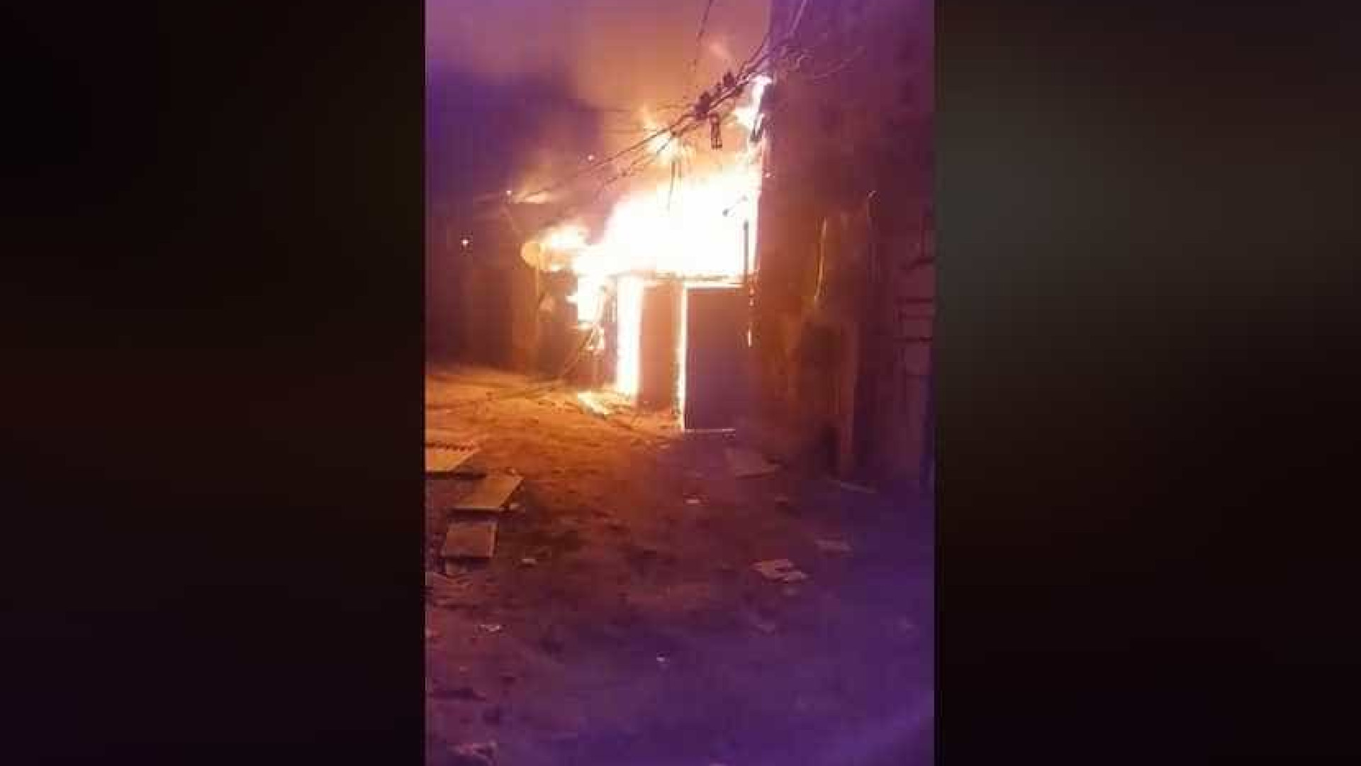 Ocupação na Zona Norte de SP pega fogo; veja vídeo