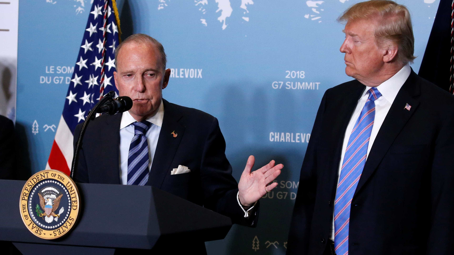 Assessor econômico de Trump sofre infarto