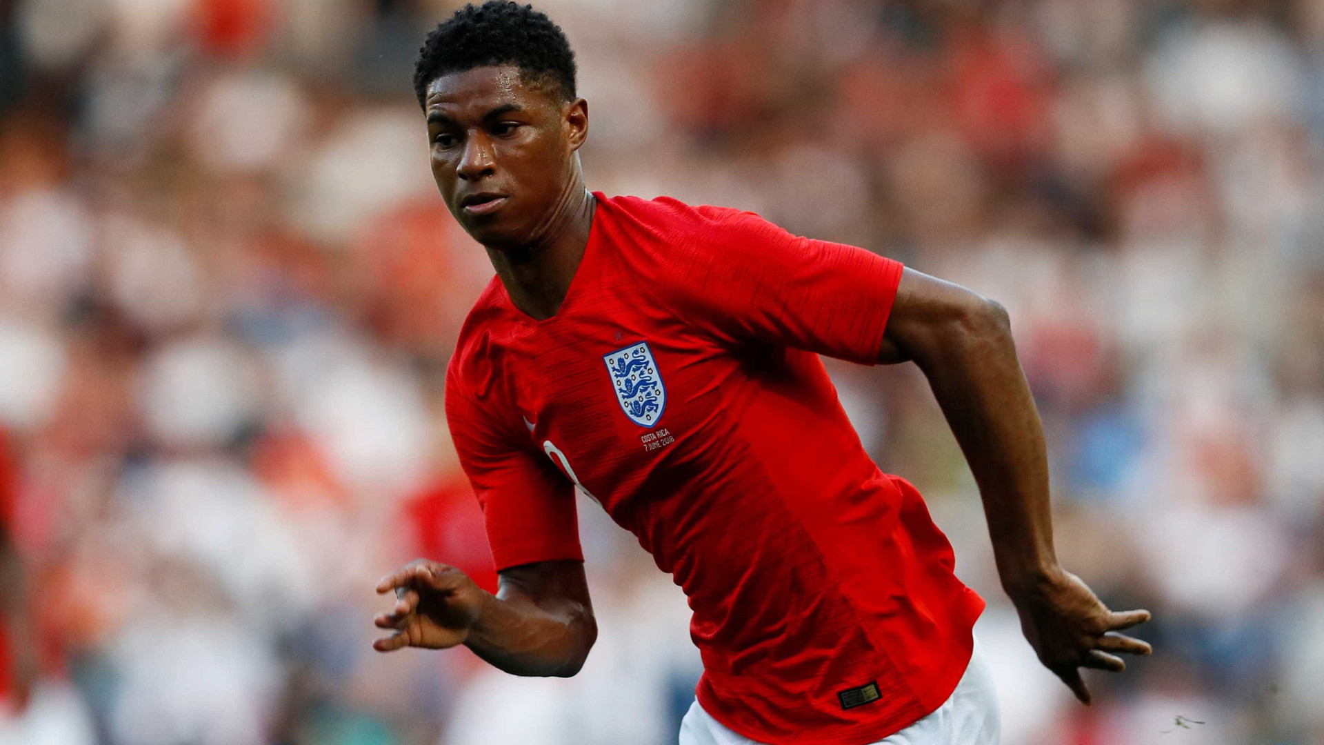 Rashford se lesiona e é dúvida para 1º treino da Inglaterra na Rússia