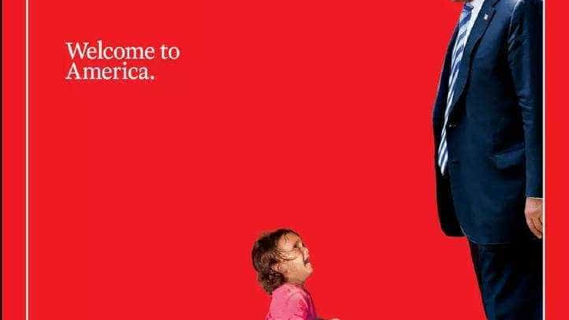 Revista Time faz capa com Trump encarando crianÃ§a imigrante