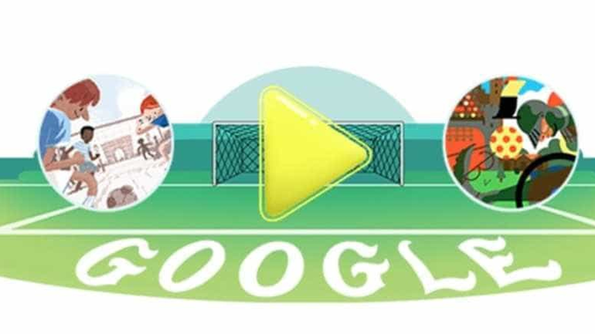 Semifinal França x Bélgica ganha Doodle do Google