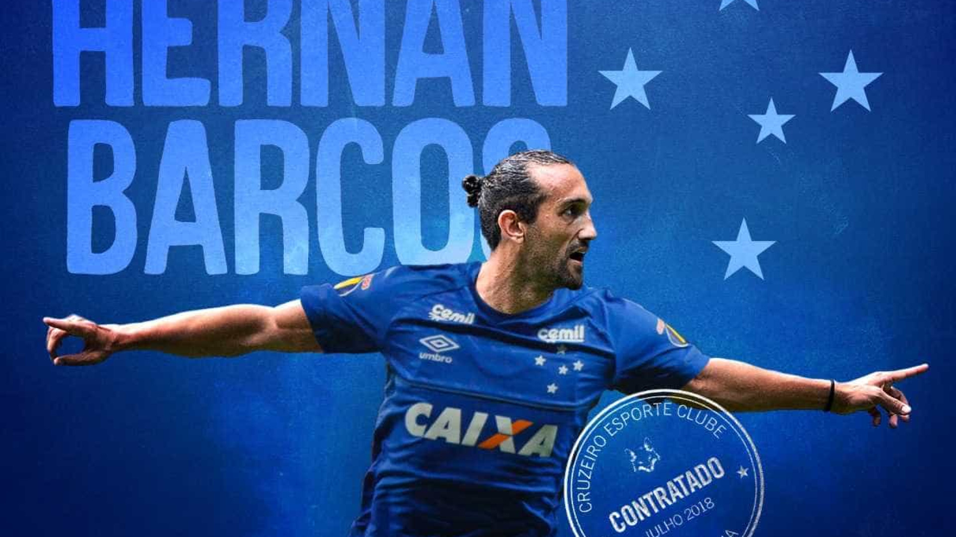 Cruzeiro confirma contratação do atacante Hernán Barcos