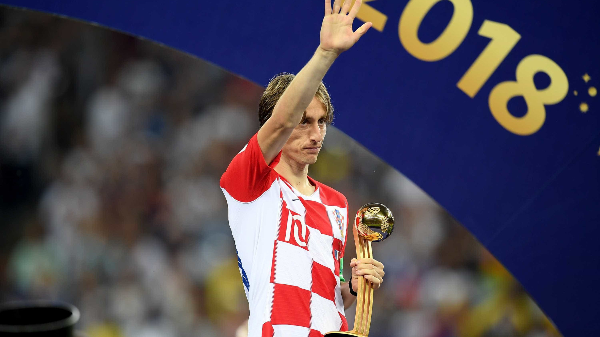 Croata Modric é eleito o melhor jogador da Copa do Mundo da Rússia