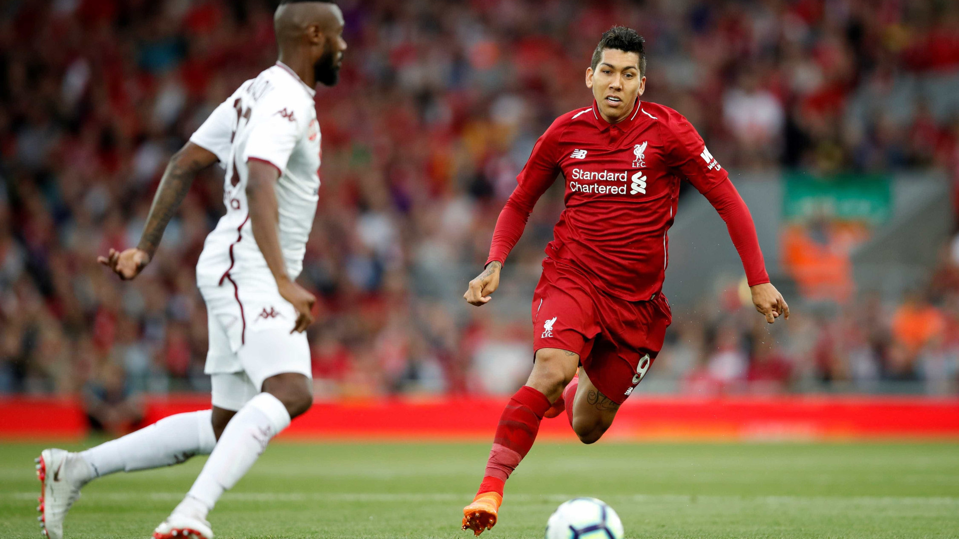 Firmino marca em vitória do Liverpool sobre o Torino