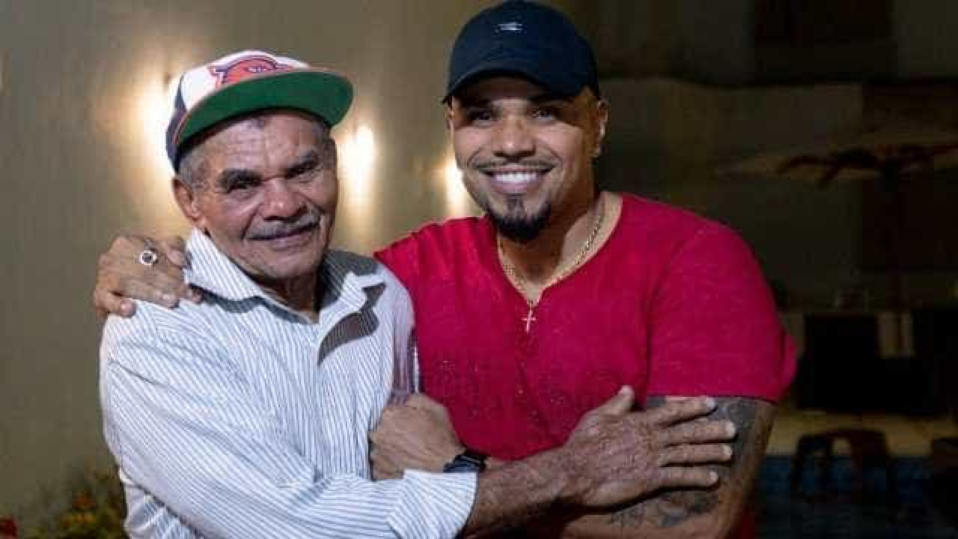 Naldo Benny faz as pazes com o pai após dois anos