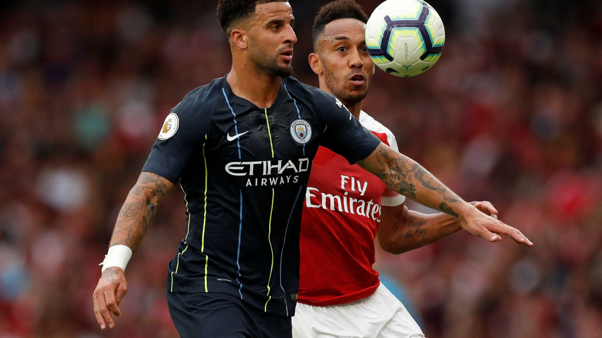 Fora, Man City domina Arsenal e vence por 2 a 0 na estreia pelo Inglês