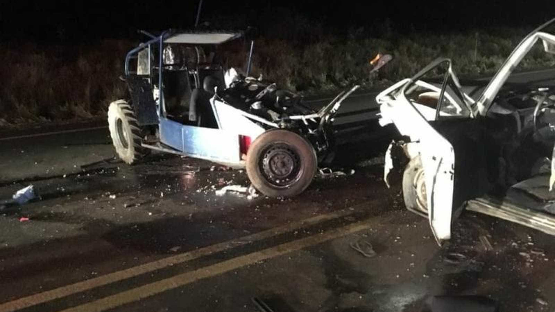 Pai e filho morrem em acidente com motorista bêbado