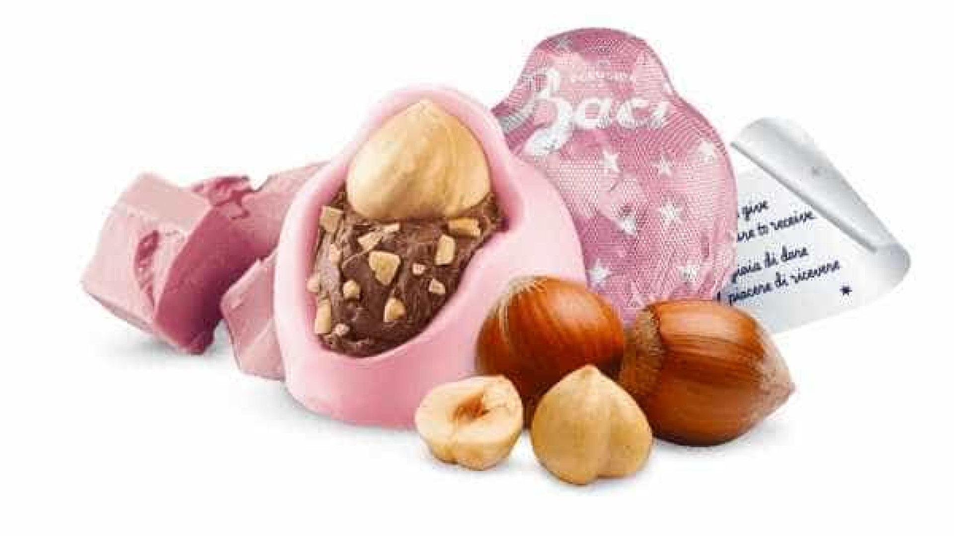 Chocolate Baci Perugina ganha versão rosa