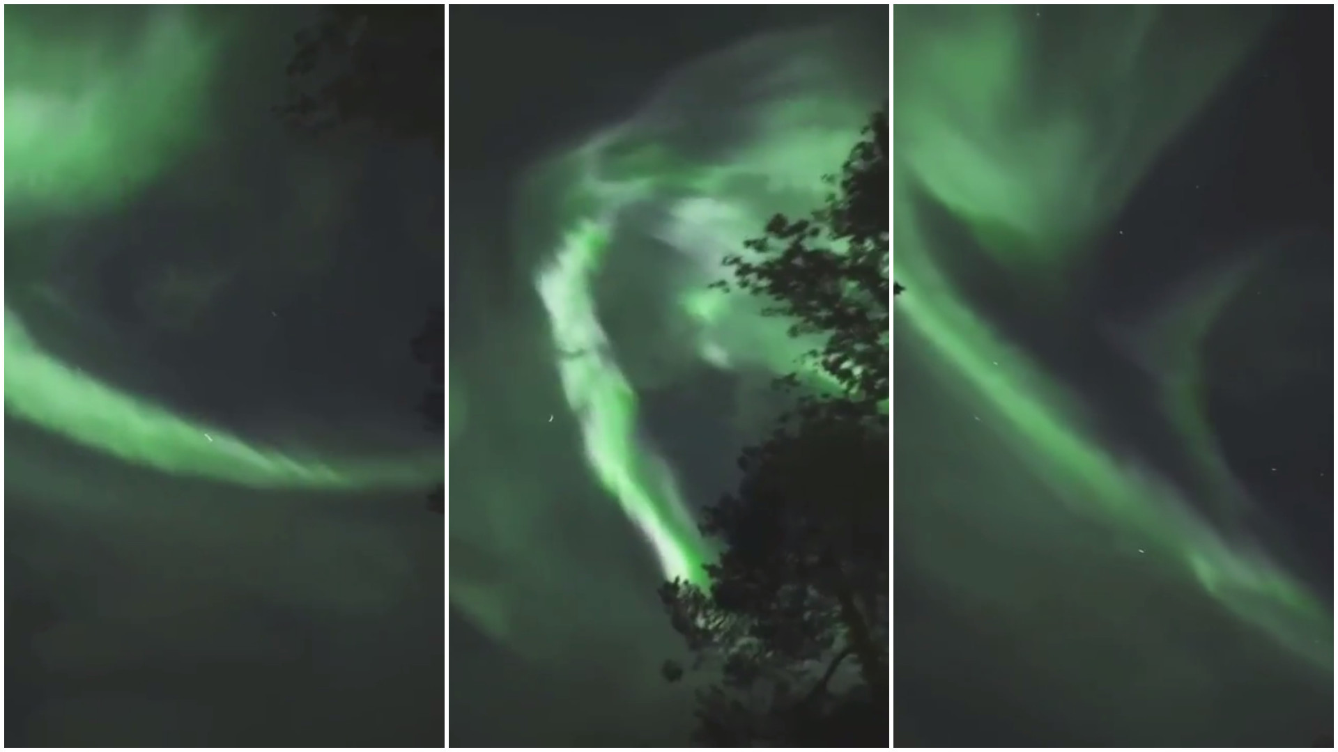 Incrível aurora boreal é captada na Finlândia; assista