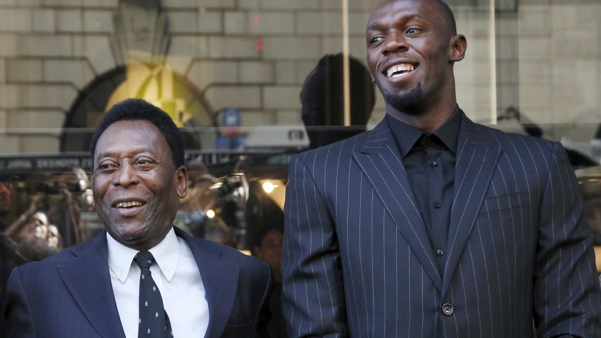 Conversa com Pelé foi decisiva para Bolt virar jogador de futebol