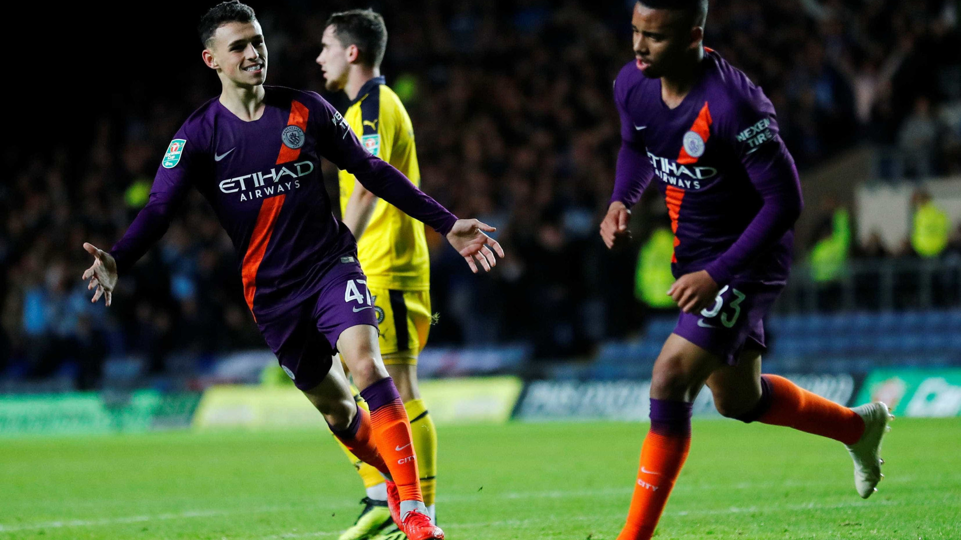 City vence com gol de Gabriel Jesus e avança na Copa da Liga Inglesa