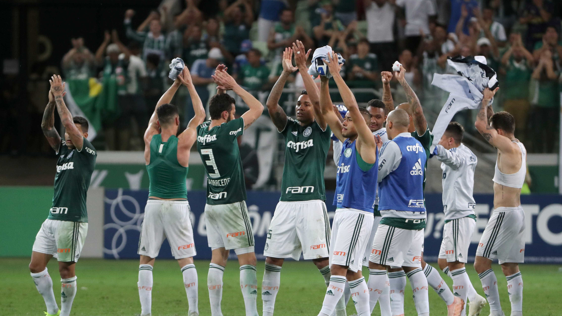 Palmeiras vence Santos e garante vaga na fase inicial da Libertadores