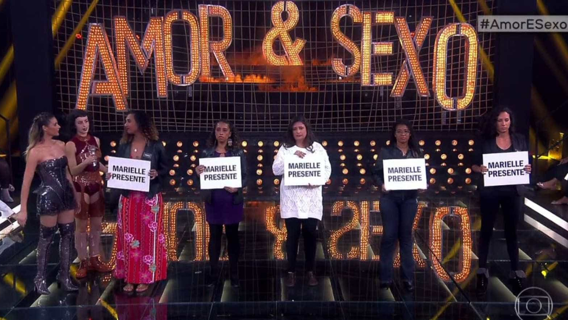 Tributo a Marielle deixa elenco e plateia de 'Amor & Sexo' às lágrimas