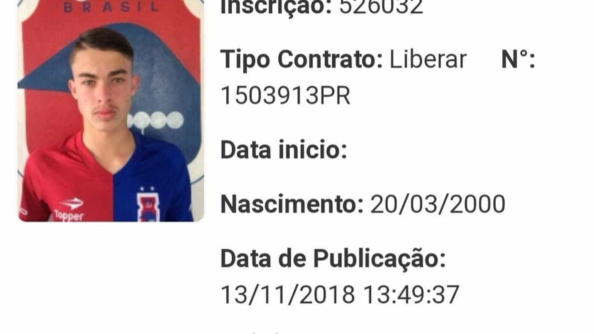 Suspeito de participar do assassinato de Daniel era jogador do Paraná
