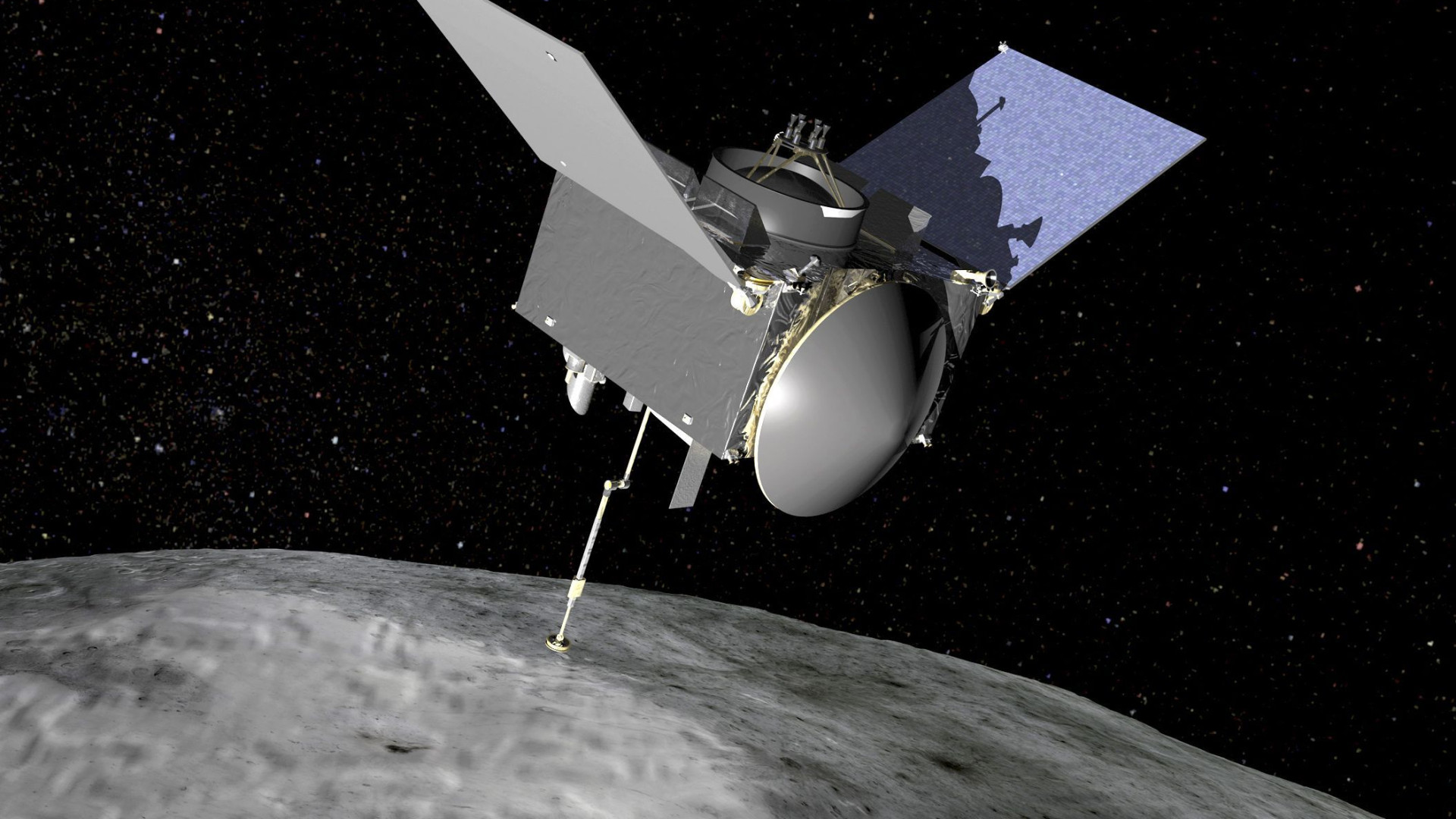 Sonda espacial chega perto de asteroide para recolher amostra