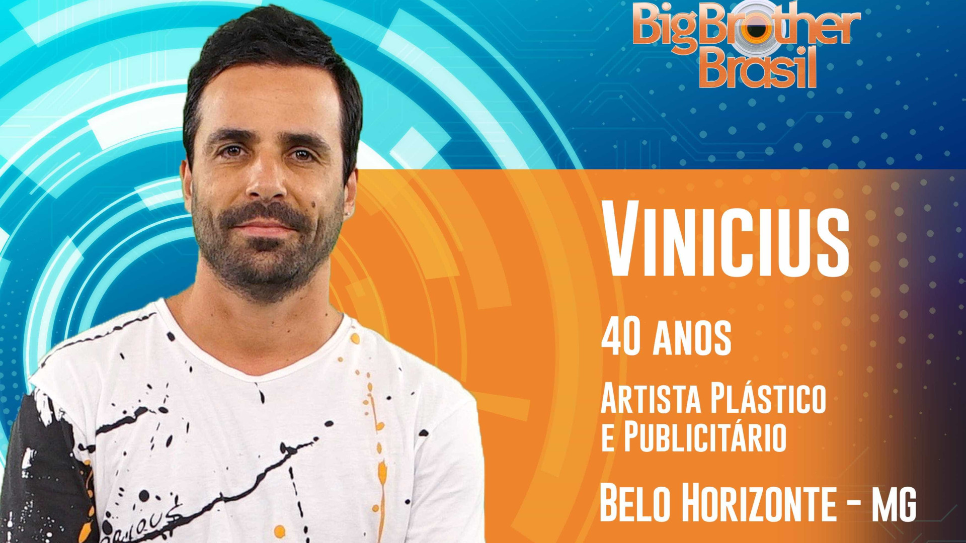 BBB: Hiperativo, artista plástico Vinicius quer autoconhecimento